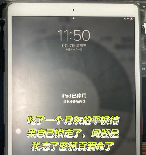 忘记了iPad开机密码怎么办（解决忘记iPad开机密码的有效方法）